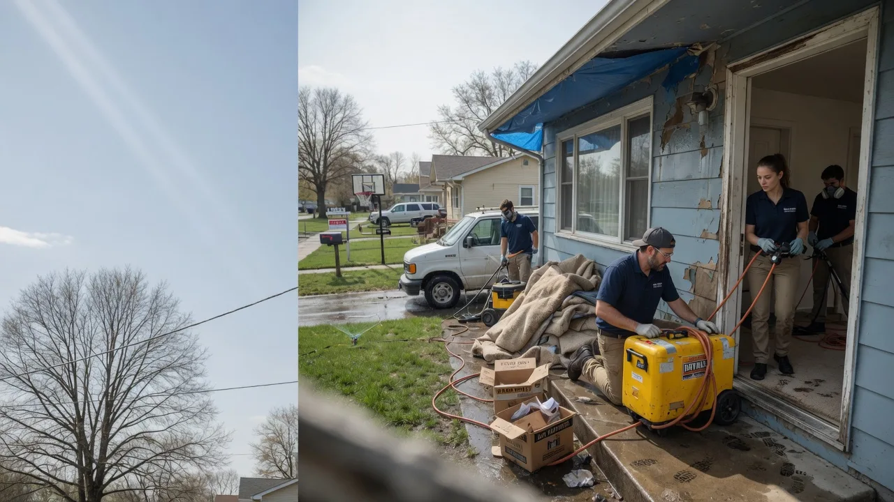Basement Flood Cleanup in Woodward, IA near me